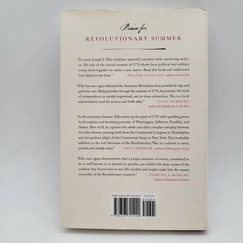 Joseph J. Ellis Revolutionary‎ Summer Hardcover 2013 American History Good